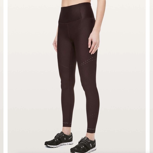Lululemon Zoned In Tight 27", Plum Shadow - Picture 1 of 5